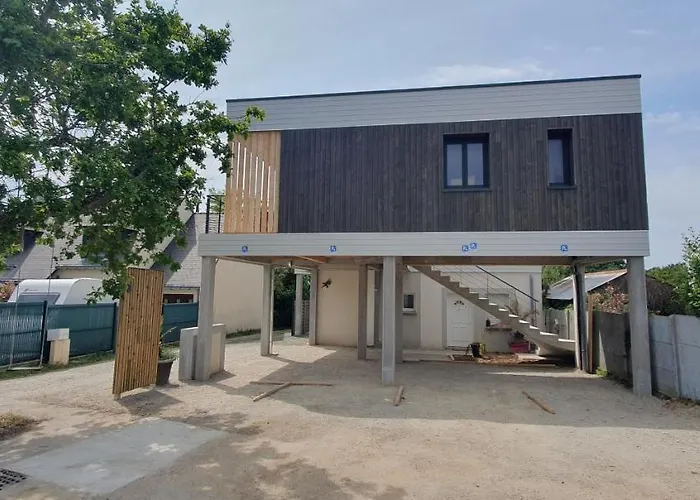 Residence Salamandre - Maison Bois Cosy Calme Avec Parking Pour 4 A 10 Pers Ideal Couples Et Familles A 500M De La Plage A Saint-Marc-Sur-Mer