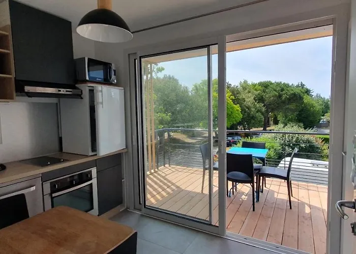 Residence Salamandre - Maison Bois Cosy Calme Avec Parking Pour 4 A 10 Pers Ideal Couples Et Familles A 500M De La Plage A Saint-Marc-Sur-Mer